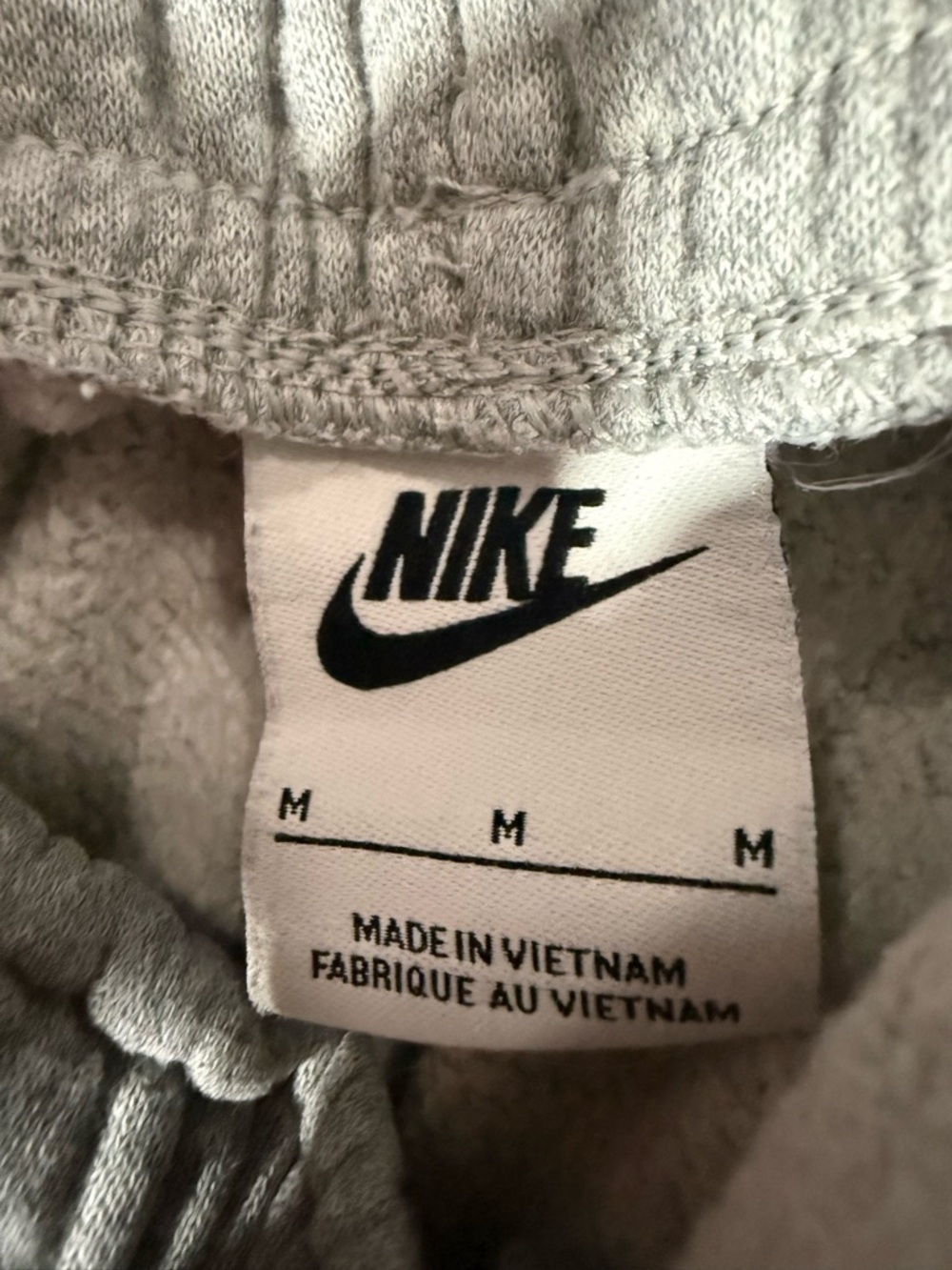 Nike Grey Fleece Joggers Unisex - Picture 4 of 5